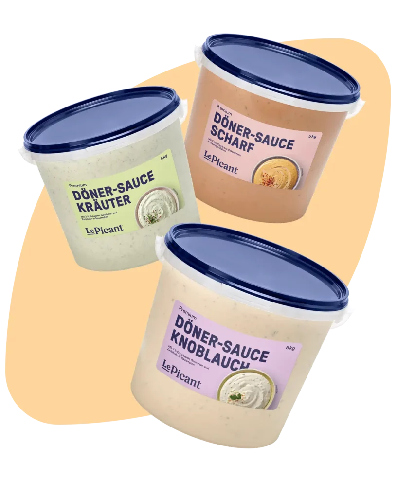 Premium Dönersaucen für Gastronomie & Private Label, im 5 kg Eimer
